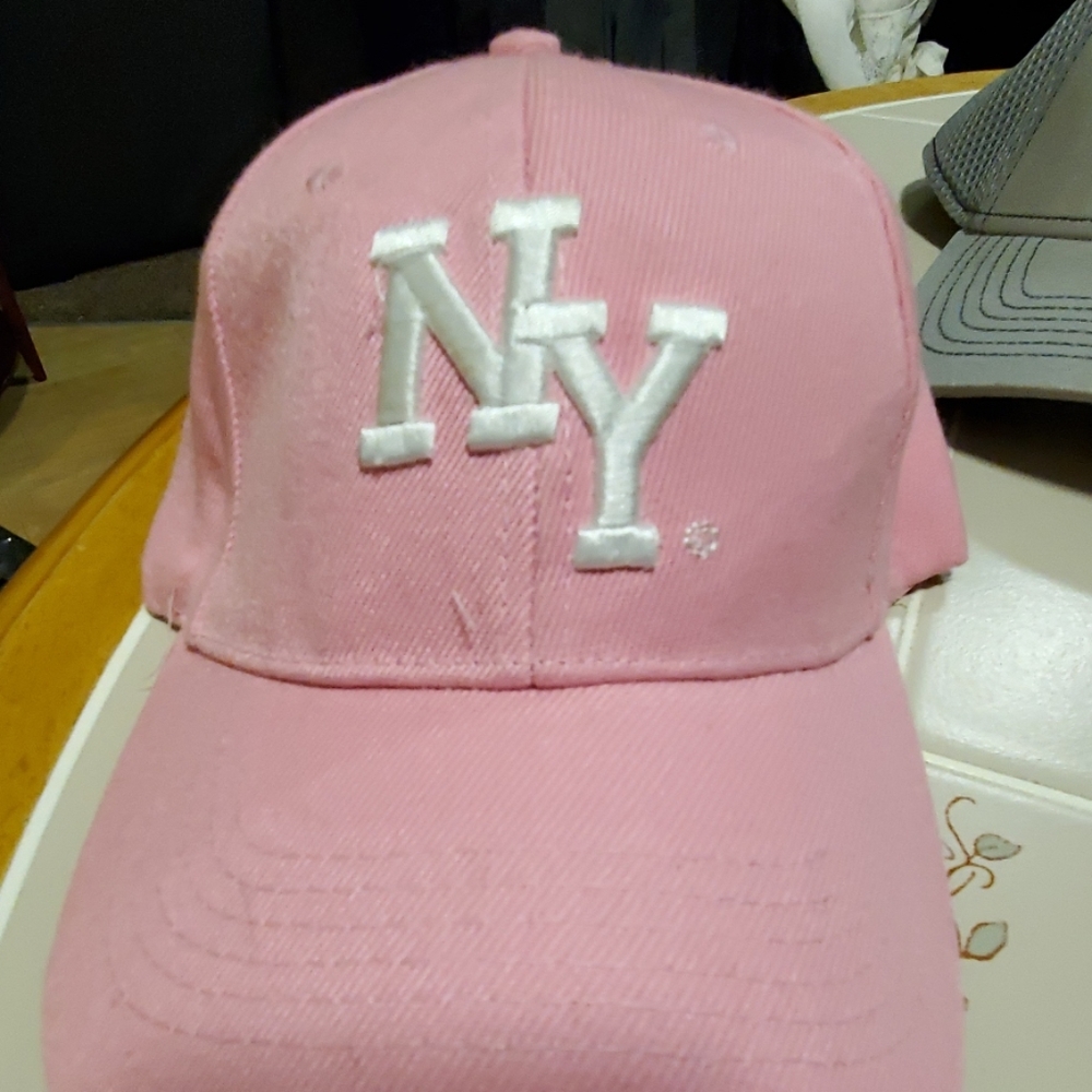 Pink NY cap